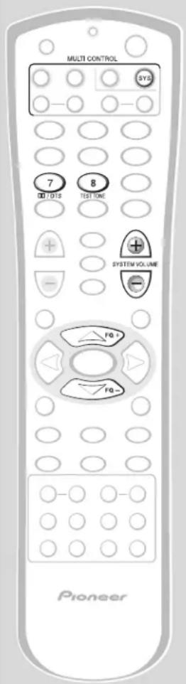 PIONEER XVDV55 - Réglage de la distance des enceintes - 5