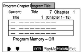 PIONEER XVDV55 - Programmation d'un repertoire de DVD - 1