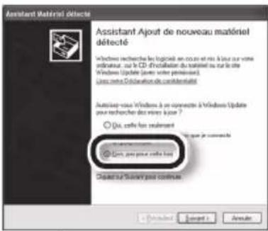 Assistant Matérié détecté Assistant Ajout de nouveau matériel détecté Windows recherche les logrétés en cours et ris à leur votreudsinaux, sur le CD d'installation du matériel ou sur le site Windows Update (auxes voles prévières). Lions cette Découuration de continuitabilité Autolique vous Windows à un connecter à Windows Update pour recherche des mines à joux ? ○ Yes, celle hors seulement • Lions sont pas la vente pour recherche • Yes, pour votre celle hors Clôture sur l'écrivir pour continue
