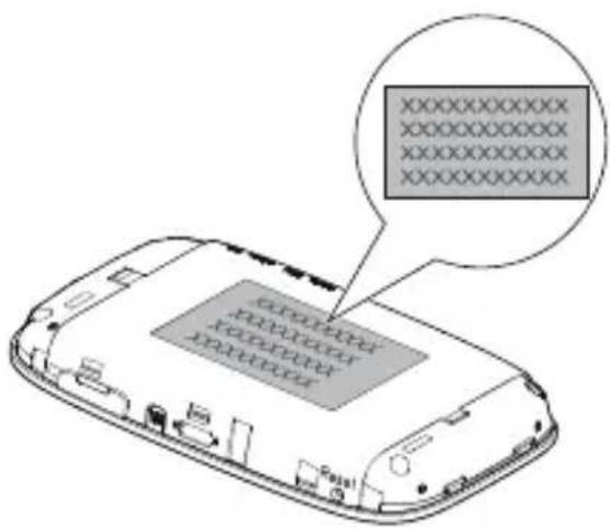 HUAWEI E5786 s - SSID et clé de chiffrement du réseau sans fil - 1