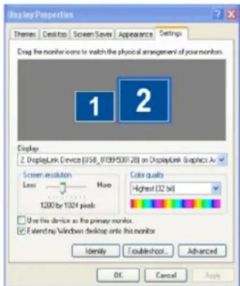 KONIG CMPUSBVGA11 - A Windows asztal tukrozese - 1