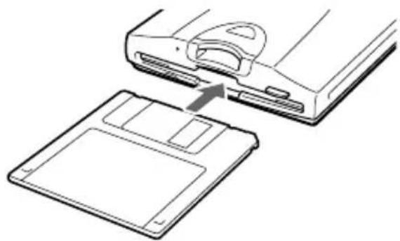 SONY MSFD20U - Para introduzir uma disquete - 1
