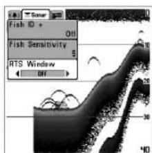 HUMMINBIRD Matrix 17 - Fenêtre sonar en temps réel (RTS) - 3