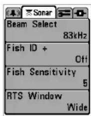 HUMMINBIRD Matrix 17 - Le système de menus - 3