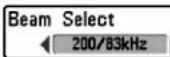 HUMMINBIRD Matrix 17 - Onglet Sonar du menu principal - 1