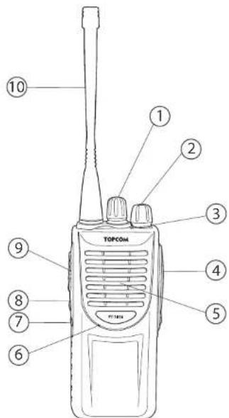 TOPCOM Protalker 1016 - The PMR radio - 1