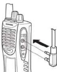 TOPCOM Protalker 1016 - Aansluiting exterle luidspreker/microfoon - 2