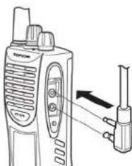 TOPCOM Protalker 1016 - External speaker/microphone connection - 3