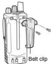 TOPCOM Protalker 1016 - Installera balteshallaren - 1