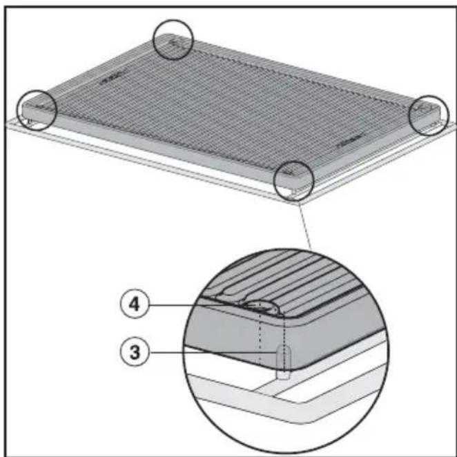 MIELE CSGP 1400 - To prepare the grill - 3