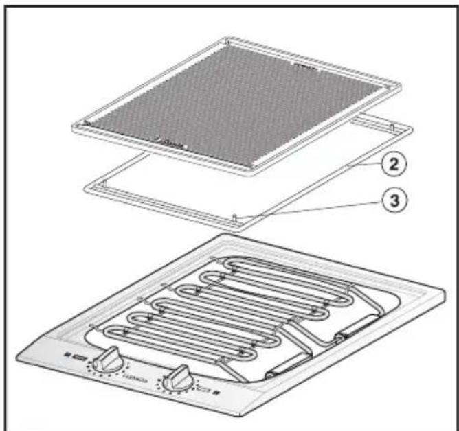 MIELE CSGP 1400 - To prepare the grill - 2