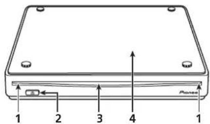 PIONEER BDRXS05 - Vue de partie avant/dessus - 1