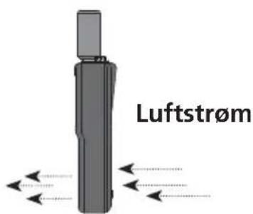 Laserliner MultiTestMaster - Vennligst overhold følgende bruksinstrukser ved beregningen av vindhastighet / luftstrømning: - 4