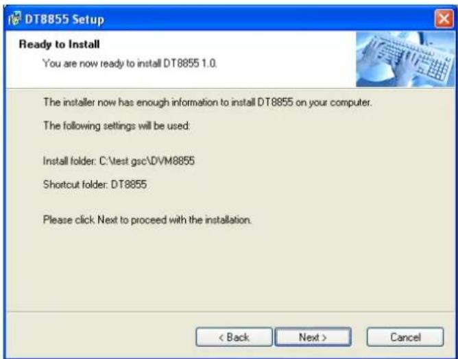 VELLEMAN DVM8855 - Die Software installieren - 3