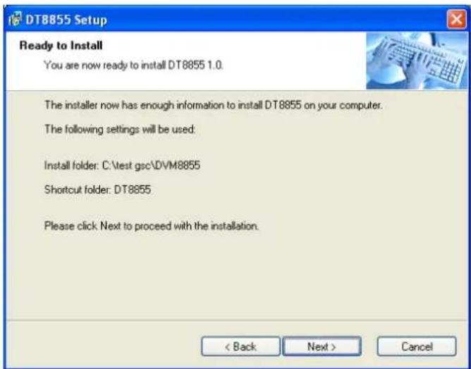 VELLEMAN DVM8855 - Installation du logiciel - 3