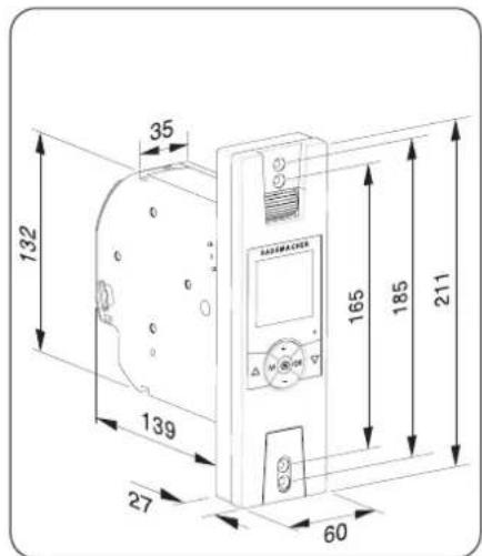 RADEMACHER RolloTron Comfort DuoFern 1800 - Prendre les mesures. - 1
