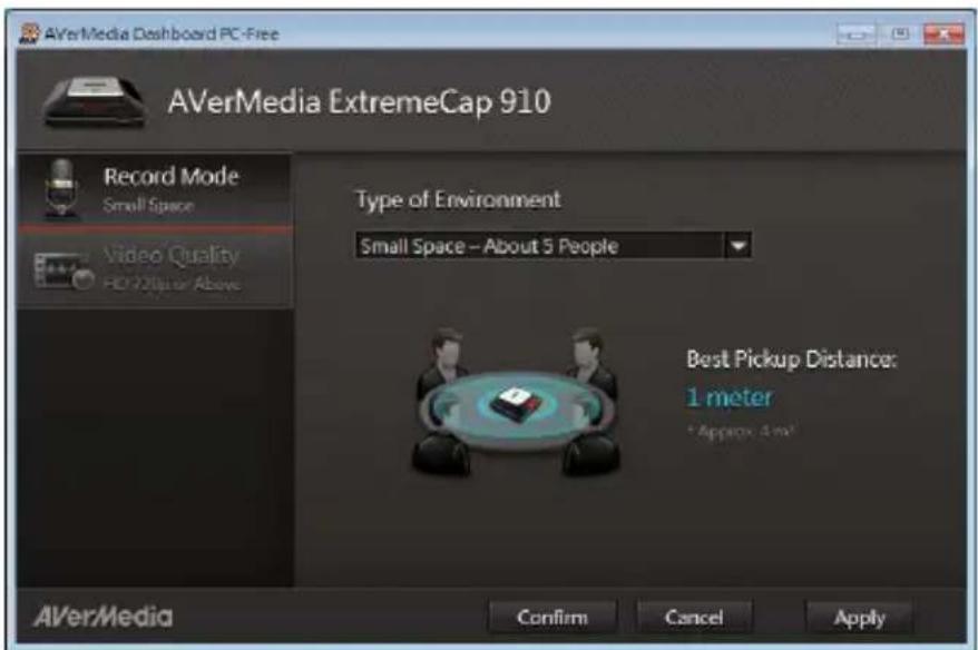 AVERMEDIA ExtremeCap 910 - Einrichten von Videoqualität und Aufnahme - 1