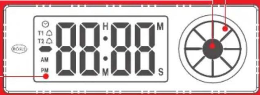 Rösle 19222 - Close-up on the digital Multi-Timer - 1