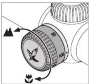 SWAROVSKI OPTIK Z3 310x42 - Använding av parallaxornet (beroende på modell) - 1
