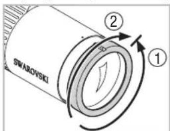 SWAROVSKI OPTIK Z3 310x42 - Indstilling af billedskarpheden - 1
