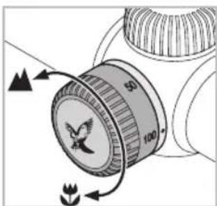 SWAROVSKI OPTIK Z3 310x42 - Commande de la tourelle de parallax (en fonction du modele) - 1