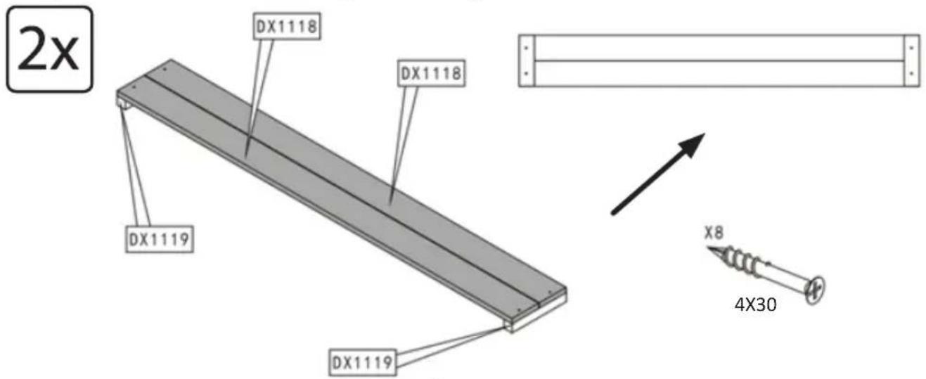 EXIT Aksent Sandpit XL - Step 1 / Schritt 1 / Stap 1 / Étape 1 - 1