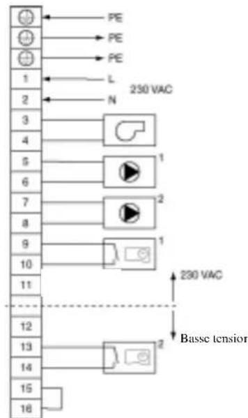 HONEYWELL AX1301HS - SCHEMA Électrique des différêntes applications - 10