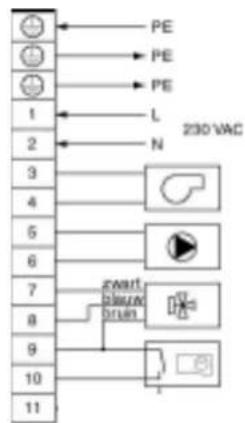 HONEYWELL AX1301HS - SCHEMA Électrique des différêntes applications - 7