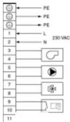HONEYWELL AX1301HS - SCHEMA Électrique des différêntes applications - 4
