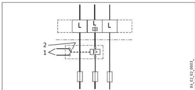 STIEBEL ELTRON DHE 24 SLi - Vorrangschaftung mit Lastabwurfrelais (LR 1-A) - 1