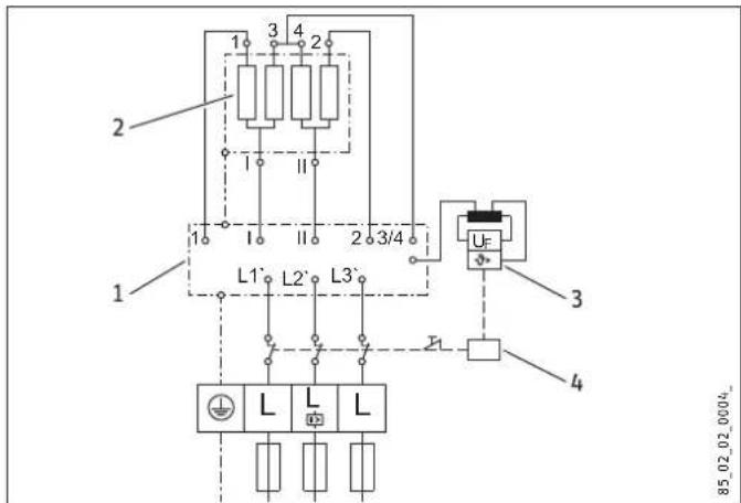 STIEBEL ELTRON DHE 24 SLi - Schéma elektrického zapojeni - 1