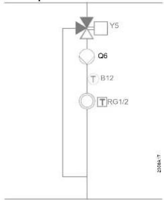 SIEMENS QAA78 - Fonctions supplémentaires avec vannes mélangeuses ou module d'extension AVS75.390 - 1