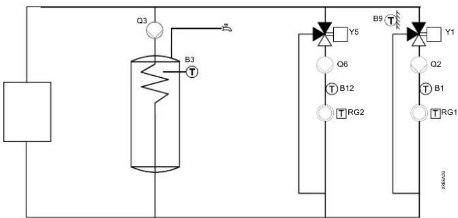 SIEMENS QAA78 - Scheme standard - 1