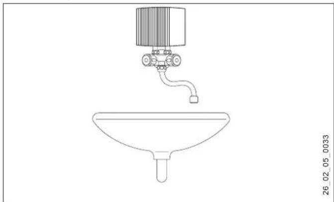 AEG MTE 440 - Oversink installation, non-pressurised, with non-pressurised tap - 1