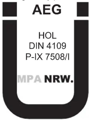 AEG MTE 440 - Ülkelere özgü ruhsatlar ve belgeler: Almanya - 1