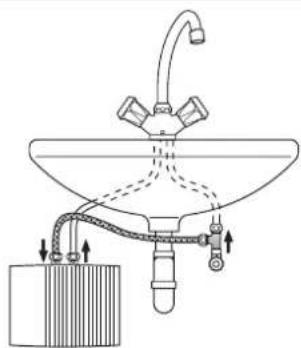 AEG MTE 440 - Montáž pod umyvadlo - 2