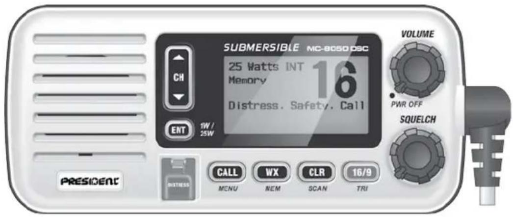 PRESIDENT MC8050 DSC - Accessoires inclus - 1