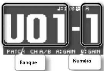 BOSS GT100 - Banques utilisateur (U01\~U50) - 1