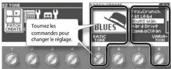 BOSS GT100 - Sélectionnez un style musical - 3