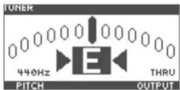BOSS GT100 - Accorder la guitare (TUNER) - 2