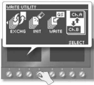 BOSS GT100 - Copier ou échanger des réglages PREAMP entre canaux - 1
