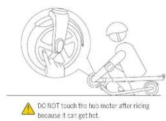 SEGWAY Ninebot KickScooter ES1 - WARNING - 15