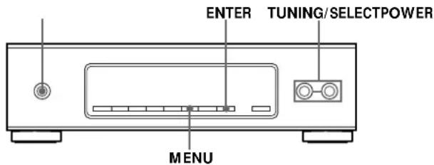 SONY STS3000ES - Val av tyska som språk for meddelandena i teckenfönstret - 2
