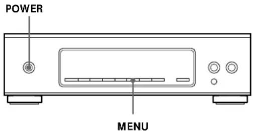 SONY STS3000ES - Selecting the German Display - 1