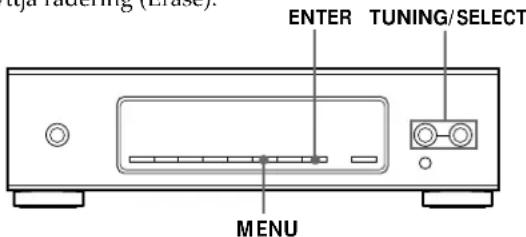 SONY STS3000ES - Visning av stationsfrekvens, istället for namnet - 1