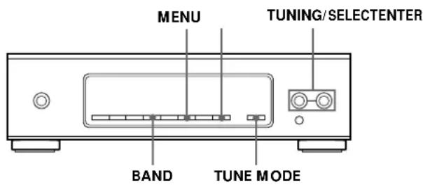 SONY STS3000ES - Réception par balayage des stations (accord automatique) - 1