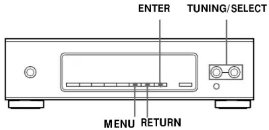 SONY STS3000ES - Información sobre el sistemas de introduccion con menu - 1