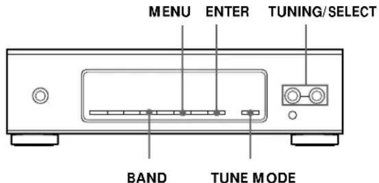 SONY STS3000ES - Recepción de la radio explorando emisoras (Sintonía automática) - 1