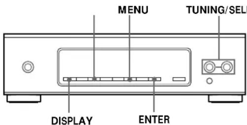 SONY STS3000ES - Manuellt val av onskat lage for antenndampning ANT ATT och mellanfrekvensbandbredd IF - 1