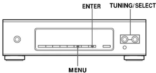 SONY STS3000ES - Skräddarsytt visningsssatt i teckenfonstret - 1